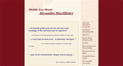 Desktop Screenshot of middle-ear-music.com